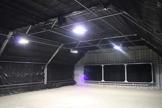 100 Mikrometer PET Film-Gewächshaus-einlagiges Plastiktunnel-Gewächshaus