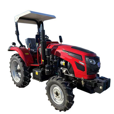 4wd landwirtschaftlicher blauer Radschlepper 4 des Ackerschlepper-60hp mit Teilen