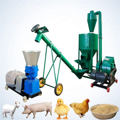 Gras-Häcksler-Maschinen-einfache Operations-Geflügel-Hammermühle Machine