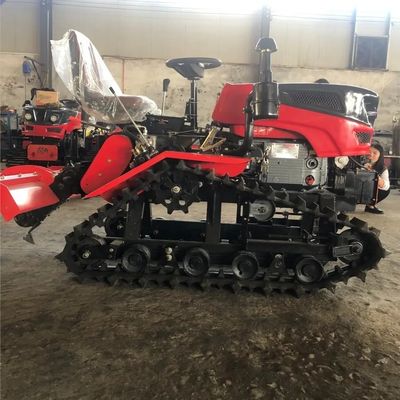 800 Pflüger des Kilogramm-Raupen-Ackerschlepper-25hp Mini Crawler Tractor For Rotary