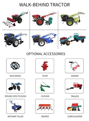 15hp gehender Bauernhof-Dieselmotor Mini Farm Tractor des Ackerschlepper-8hp